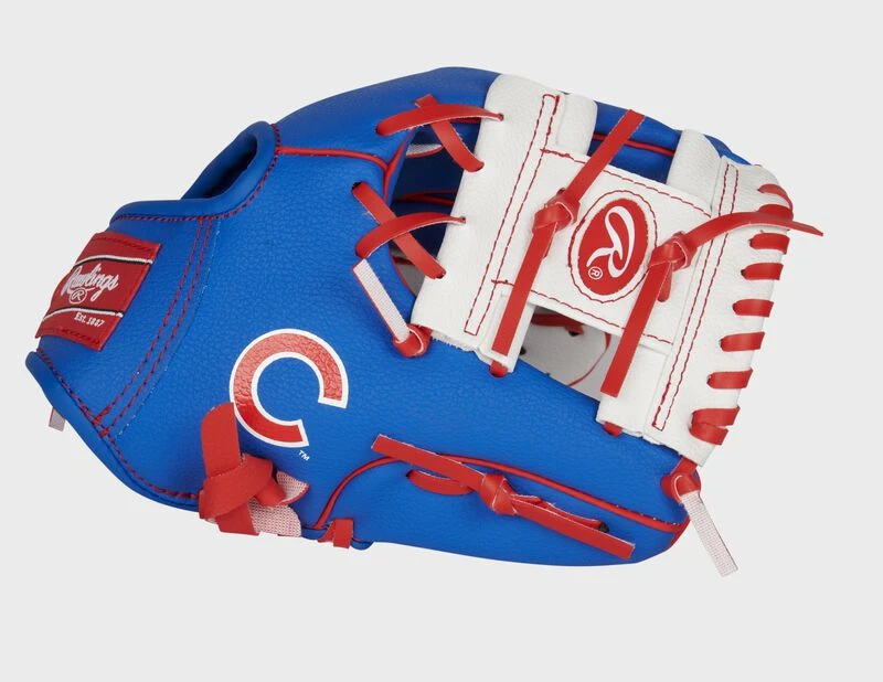 Rawlings Chicago Cubs 10-Inch Team Logo Glove 1 Rawlings Chicago Cubs 10-Inch Team Logo Glove