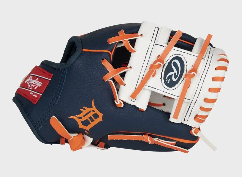 Rawlings Detroit Tigers 10-Inch Team Logo Glove 1 Rawlings Detroit Tigers 10-Inch Team Logo Glove