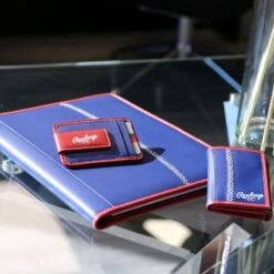 Rawlings "Pop" Baseball Stitch Bi-Fold Leather Wallet 11 Rawlings "Pop" Baseball Stitch Bi-Fold Leather Wallet -Rawlings Shop POP ROY 102