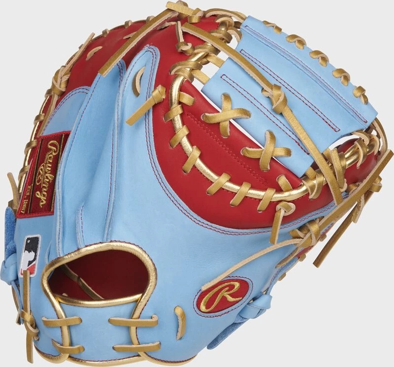 Rawlings 2021 Exclusive Heart Of The Hide 34-Inch Catcher's Mitt, Yadier Molina Pattern 2 Rawlings 2021 Exclusive Heart Of The Hide 34-Inch Catcher's Mitt, Yadier Molina Pattern - Image 2