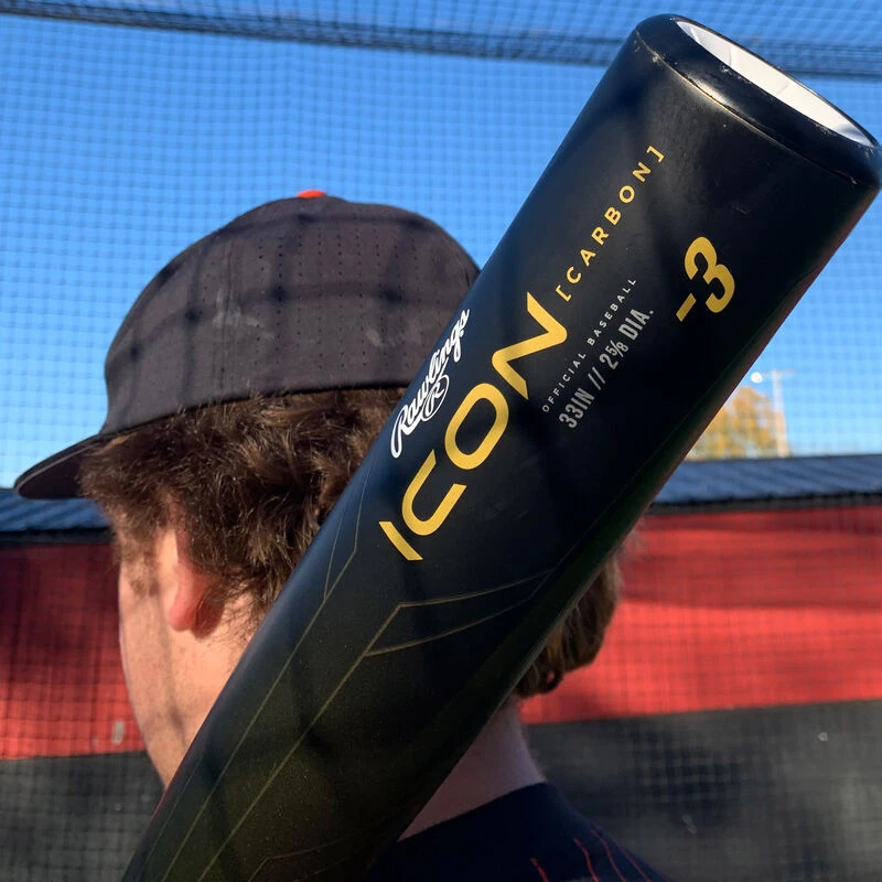 2023 Rawlings Icon BBCOR -3 Baseball Bat 8 2023 Rawlings Icon BBCOR -3 Baseball Bat - Image 8