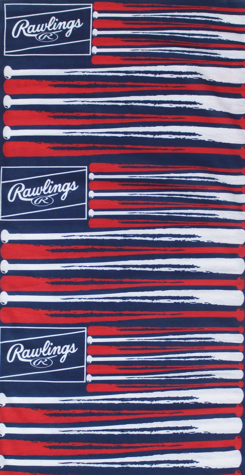 Rawlings Adult Multi-Functional Head And Face Gear, Flag & Bats 4 Rawlings Adult Multi-Functional Head And Face Gear, Flag & Bats - Image 4