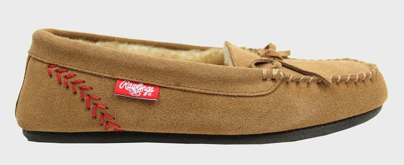 Rawlings Women's Baseball Stitch Moccasin Slides 2 Rawlings Women's Baseball Stitch Moccasin Slides - Image 2