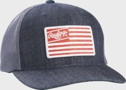 Rawlings Denim Mesh Snapback Hat -Rawlings Shop RSGDH N 5