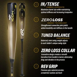 2023 Rawlings Icon USSSA Baseball Bat, -10, -8 -Rawlings Shop RUT3I10 INFO